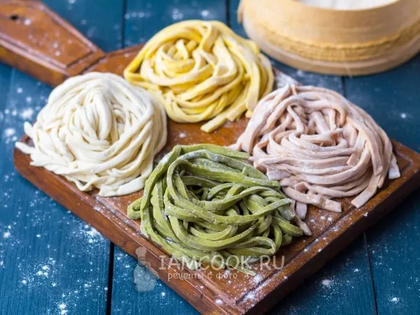 Фото готового блюда: Домашняя лапша «Удон»