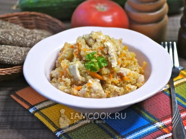 Фото готового блюда: Киноа с курицей
