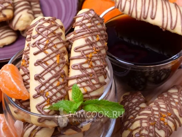 Фото готового блюда: Печенье «Мандариновые палочки»