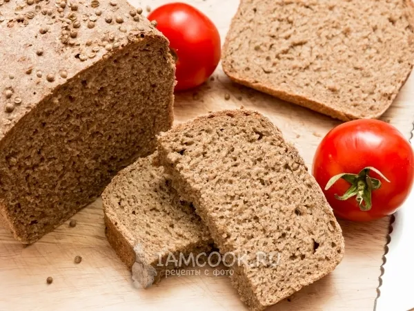 Фото готового блюда: Классический домашний Бородинский хлеб в духовке