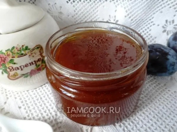 Фото блюда: Сливовое варенье с базиликом