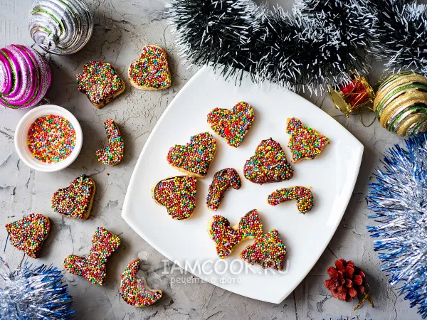Фото готового блюда: Рождественское миндальное печенье