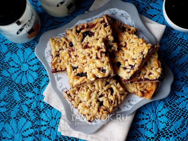 Фото готового блюда: Печенье «Каракум» с вареньем