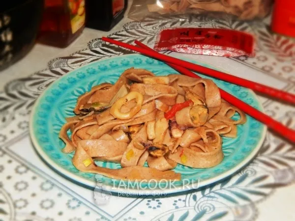 Фото блюда: Лапша с морепродуктами