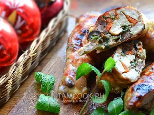 Фото блюда: Куриные ножки фаршированные