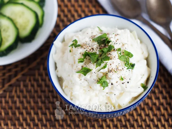 Фото блюда: Салат из редьки с майонезом