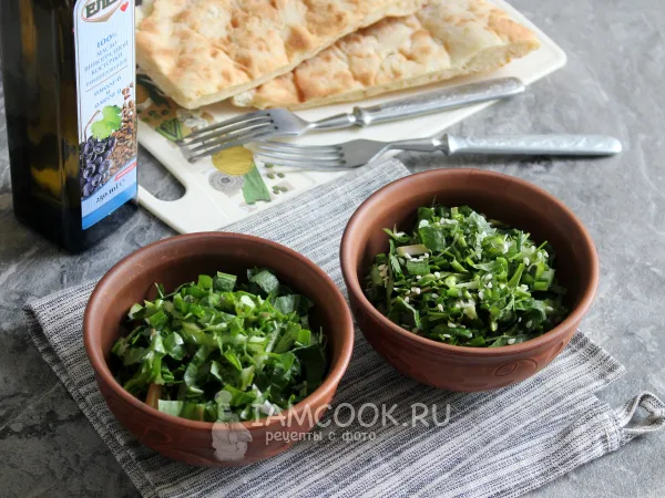 Фото готового блюда: Постный салат со спаржей