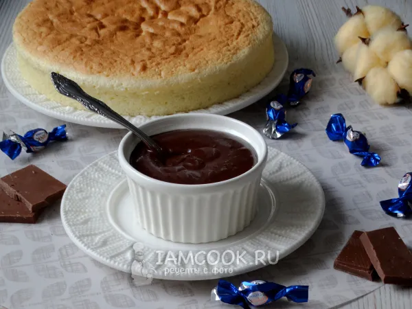 Фото блюда: Шоколадная глазурь на сгущенном молоке