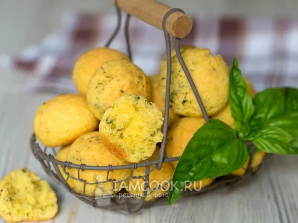 Фото готового блюда: Кукурузное печенье (соленое)