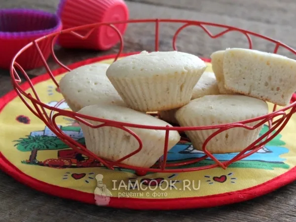 Фото блюда: Кексы в мультиварке в силиконовых формах