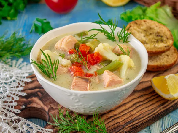 Фото блюда: Рыбный суп с кокосовым молоком