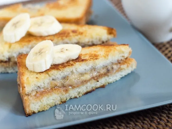 Фото блюда: Сэндвич с бананом