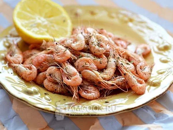 Фото готового блюда: Креветки черноморские варёные