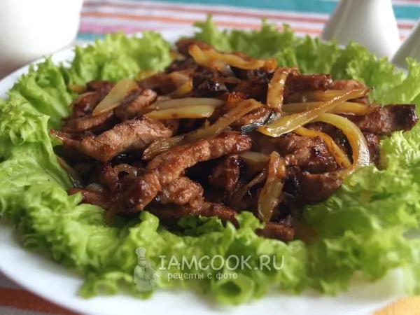 Фото блюда: Свинина стир-фрай