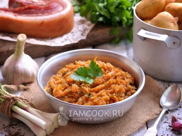 Фото готового блюда: Домашняя кабачковая икра