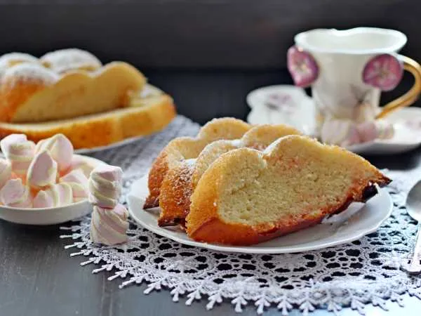 Фото блюда: Кекс с маршмеллоу