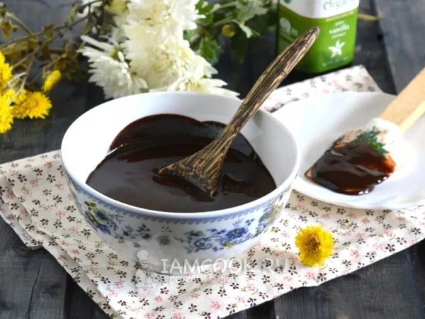 Фото блюда: Шоколадная глазурь для торта