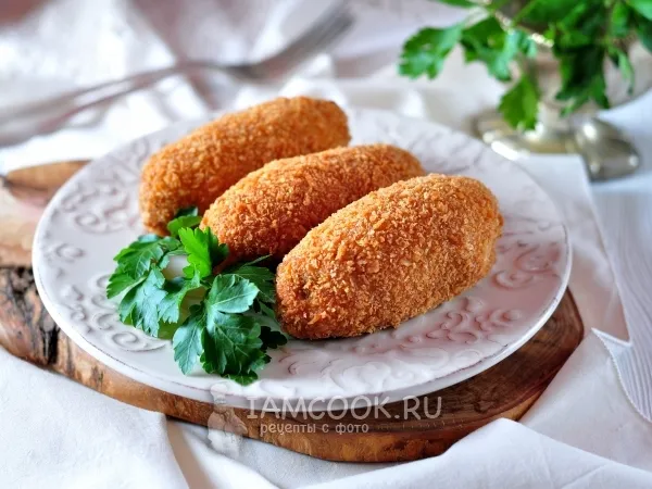 Фото готового блюда: Котлеты по-донбасски
