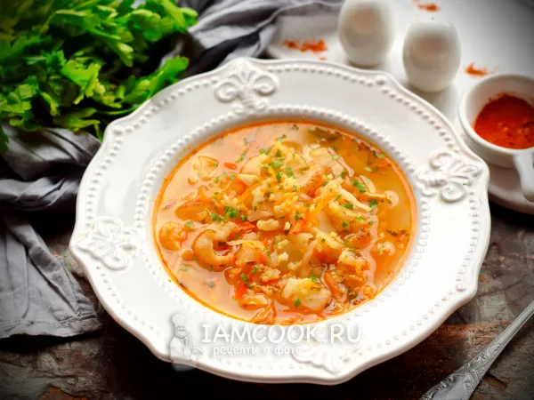 Фото готового блюда: Капустняк с салом