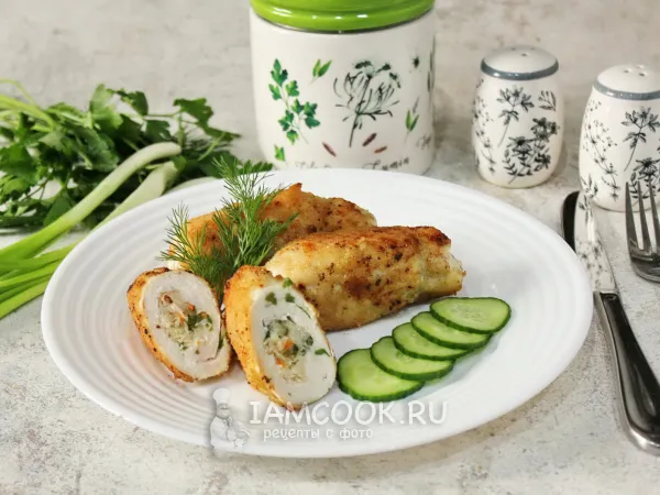 Фото блюда: Куриные рулетики в панировке