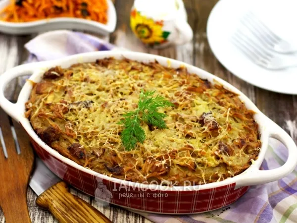 Фото блюда: Картофельная бабка с беконом