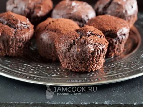 Фото готового блюда: Маффины с какао