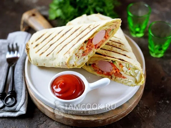 Фото блюда: Шаурма хот-дог