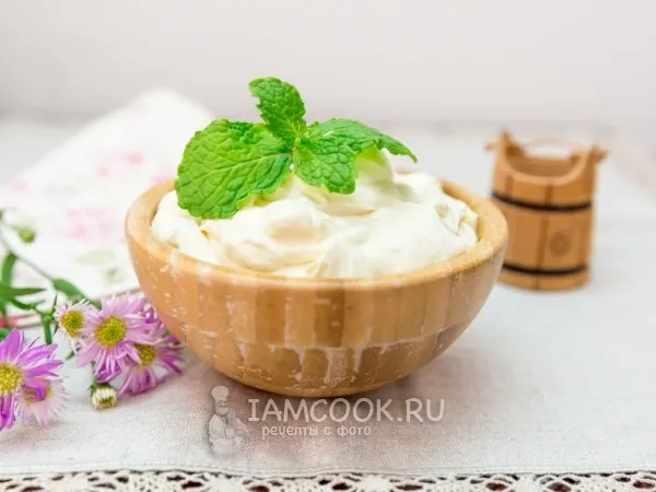 Фото блюда: Крем творожный с желатином