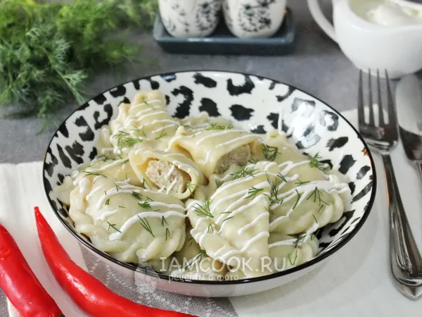 Фото блюда: Колдуны с капустой и фаршем