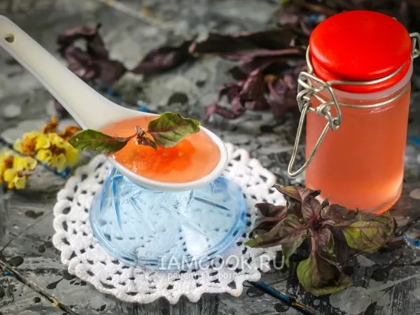 Фото блюда: Джем из базилика (красного)