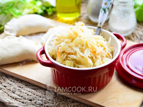 Фото блюда: Начинка из квашеной капусты для вареников
