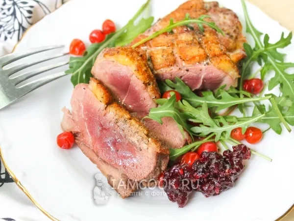 Фото готового блюда: Жареная утиная грудка