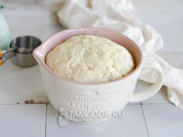 Фото блюда: Дрожжевое тесто на пахте