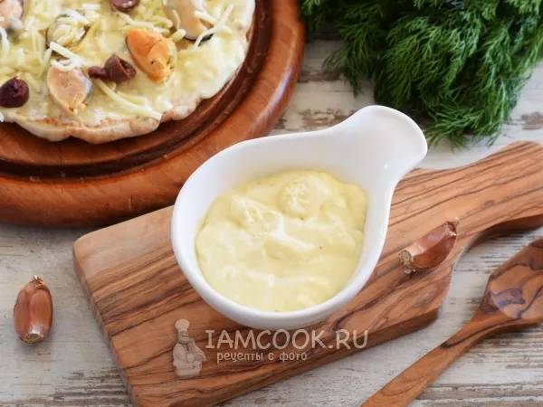 Фото блюда: Белый соус для пиццы