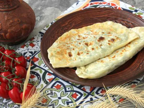 Фото блюда: Кутабы с зеленью