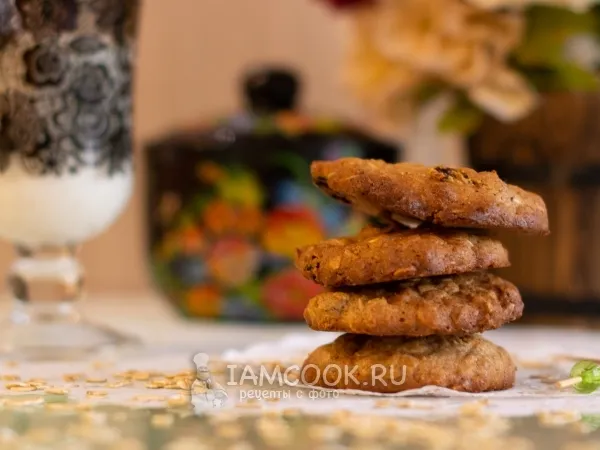 Фото готового блюда: Овсяно-ржаное печенье