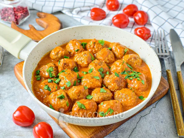 Фото блюда: Фрикадельки из телятины