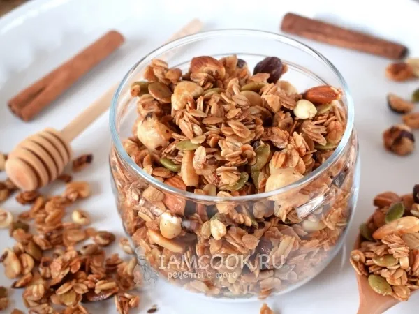Фото блюда: Ореховая гранола