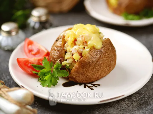 Фото готового блюда: Крошка-картошка в микроволновке