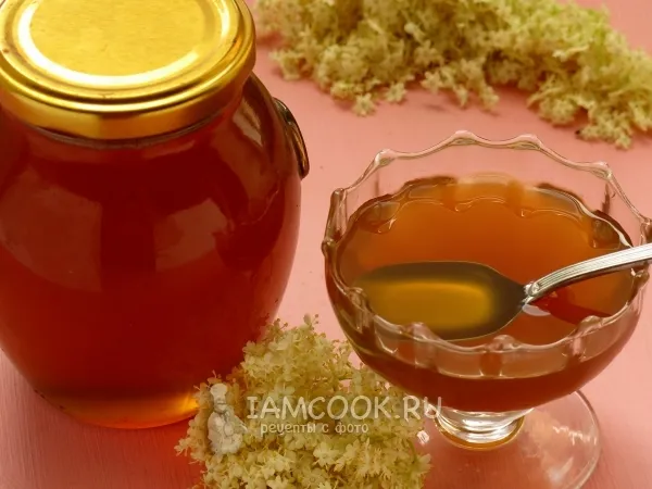 Фото готового блюда: «Мед» из цветов бузины