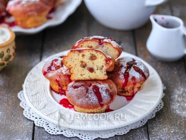 Фото блюда: Сырники с изюмом в духовке