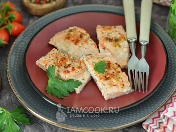 Фото блюда: Горбуша в молоке на сковороде