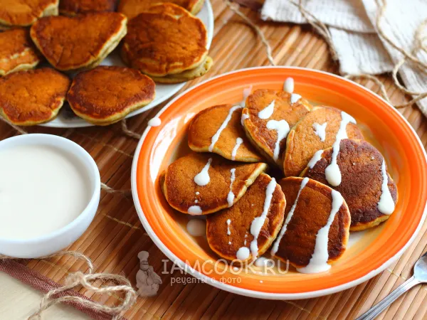 Фото готового блюда: Панкейки из цельнозерновой муки