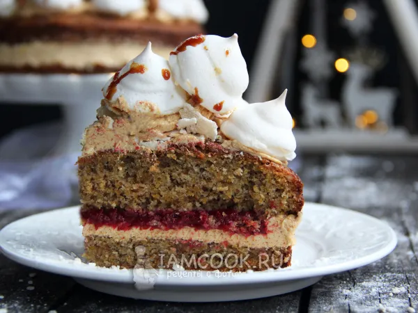 Фото блюда: Торт из тыквенного бисквита