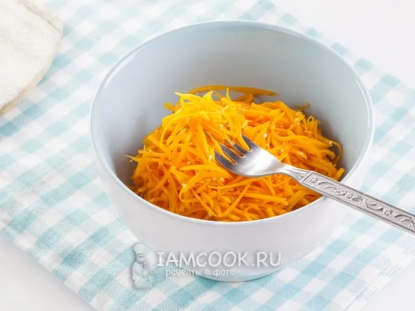 Фото блюда: Салат из тыквы с медом