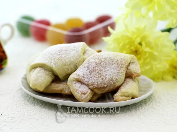 Фото готового блюда: Рогалики с мармеладом