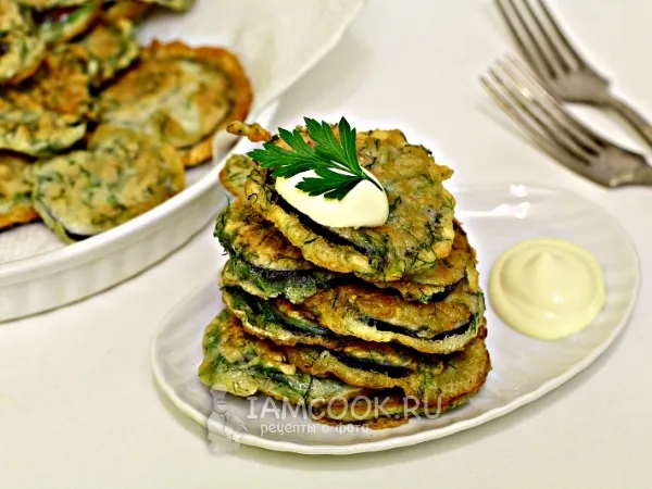 Фото блюда: Жареные баклажаны в кляре