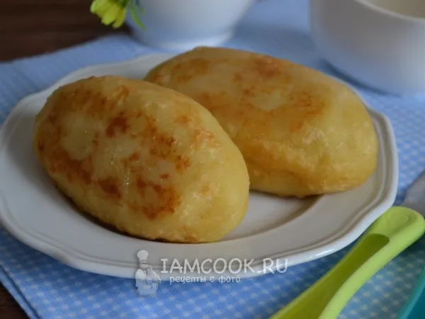 Фото готового блюда: Постные картофельные зразы с капустой