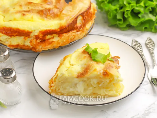 Фото блюда: Сербский пирог с брынзой из теста фило