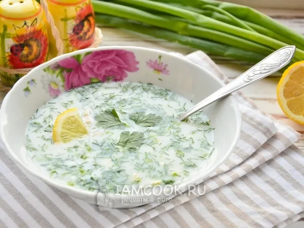 Фото готового блюда: Окрошка по Дюкану